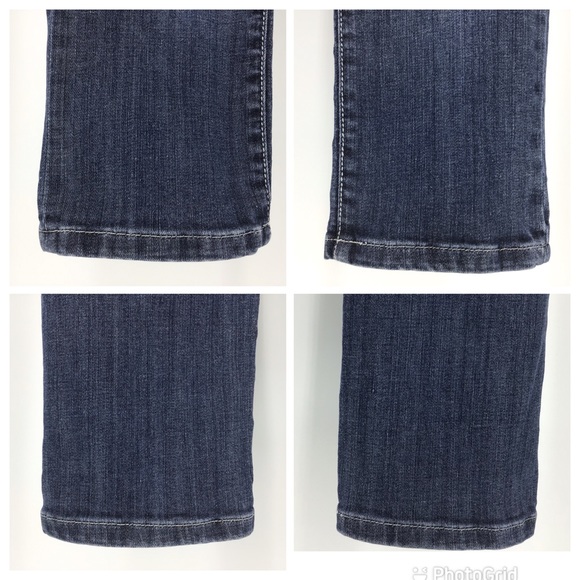 L.A. idol Cropped Dark Blue Wash Jeans, 29 - Picture 11 of 16